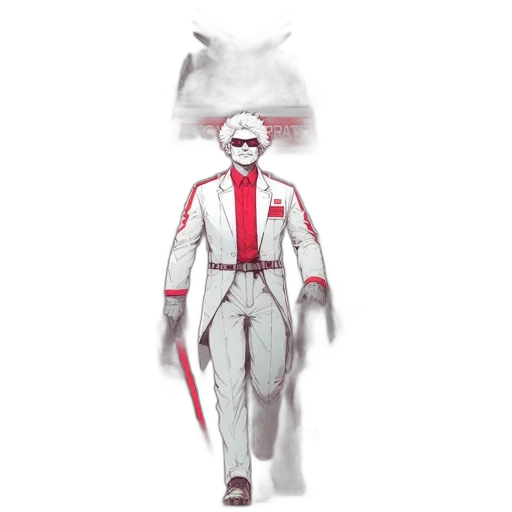 staff, jacket, mask, creature transparent PNG cut-out