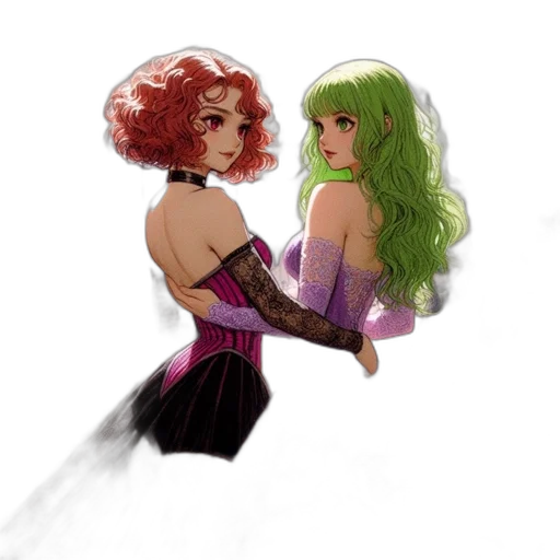 concept art, watercolor, comic book art, fantasy art transparent PNG cut-out