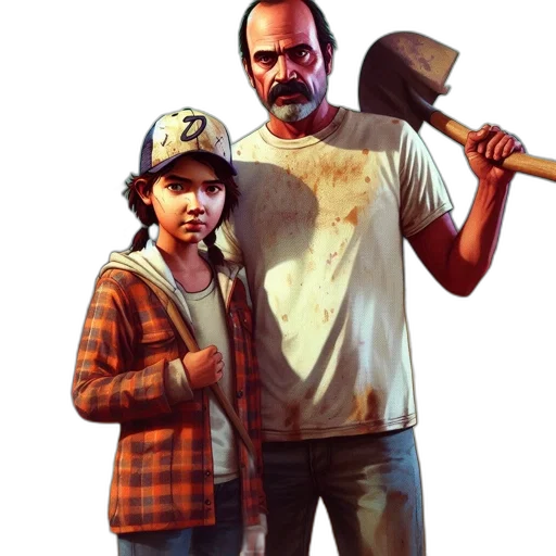 staff, concept art, pixel art, comic book art transparent PNG cut-out