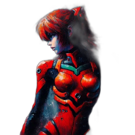 robot, dress, face, concept art transparent PNG cut-out