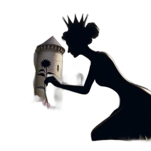 crown, dress, concept art, fantasy art transparent PNG cut-out