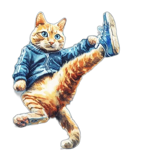 animal, jacket, staff, shoes transparent PNG cut-out