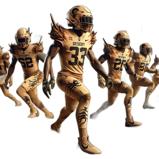 concept art, fantasy art, group, football transparent PNG cut-out