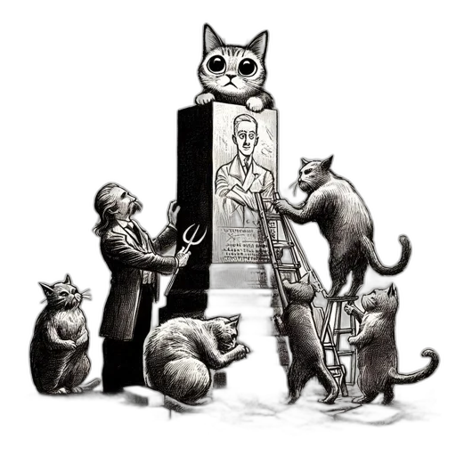 staff, animal, robot, concept art transparent PNG cut-out