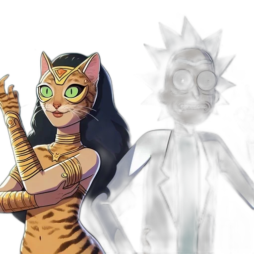 mask, concept art, comic book art, fantasy art transparent PNG cut-out