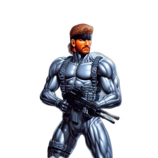 robot, weapon, comic book art, concept art transparent PNG cut-out
