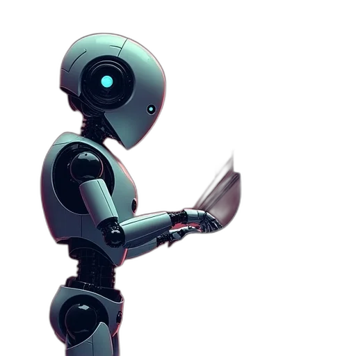 robot, staff, weapon, concept art transparent PNG cut-out