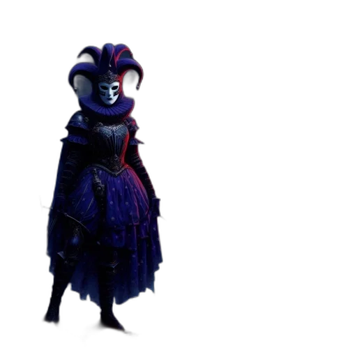 dress, mask, creature, jacket transparent PNG cut-out