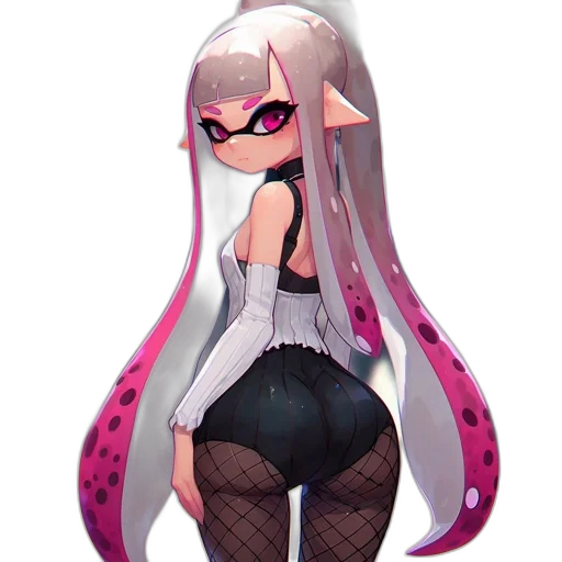 dress, jacket, weapon, staff transparent PNG cut-out