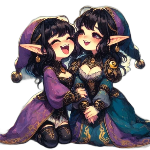 fantasy art, pixel art, concept art, watercolor transparent PNG cut-out