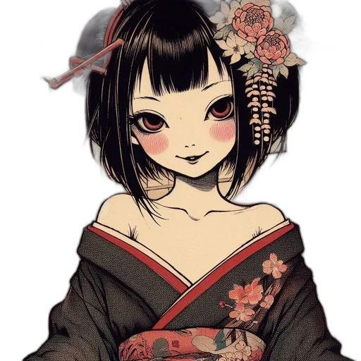 flower, dress, face, mask transparent PNG cut-out
