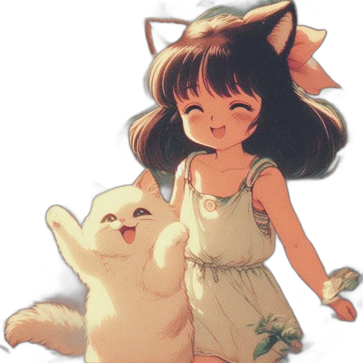 creature, animal, dress, staff transparent PNG cut-out