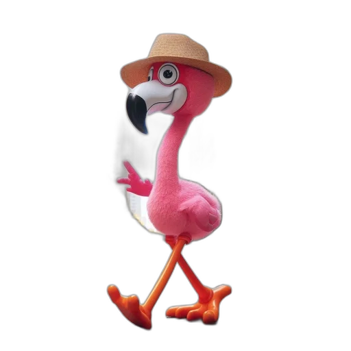 hat, animal, staff, creature transparent PNG cut-out