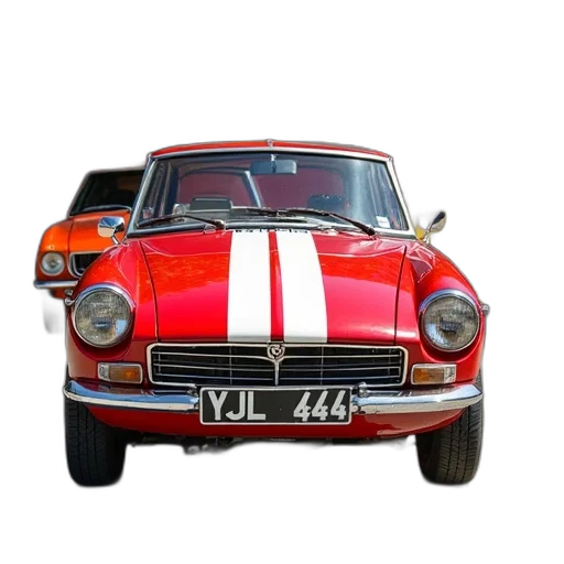 car, photorealistic, 3d render, red transparent PNG cut-out