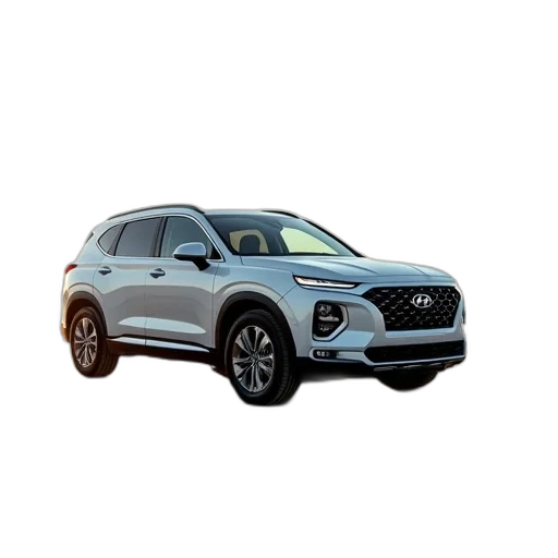 2019, hyundai, santa, suv transparent PNG cut-out