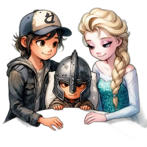 crown, hat, sword, dragon transparent PNG cut-out