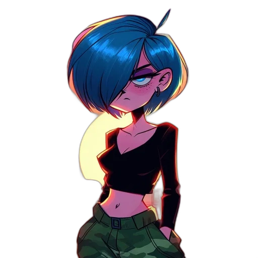 jacket, dress, staff, robot transparent PNG cut-out