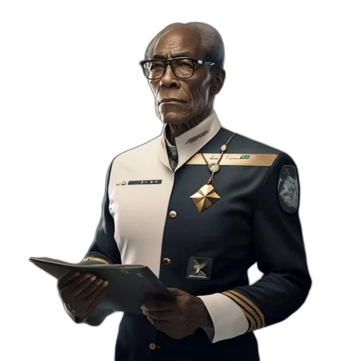 staff, face, jacket, weapon transparent PNG cut-out