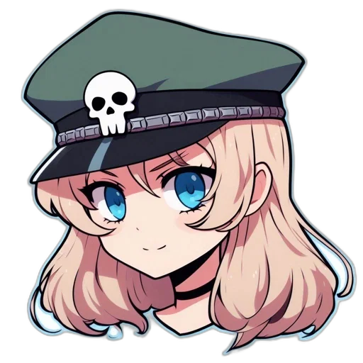 hat, staff, face, weapon transparent PNG cut-out