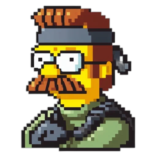 hat, staff, face, weapon transparent PNG cut-out