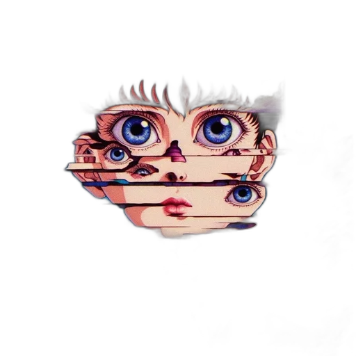 face, robot, mask, creature transparent PNG cut-out