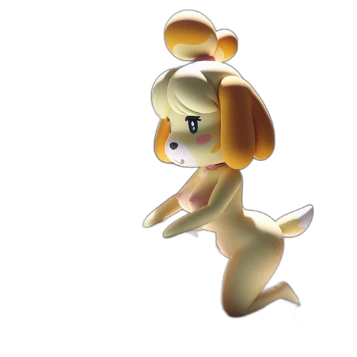 animal, staff, creature, 3d render transparent PNG cut-out