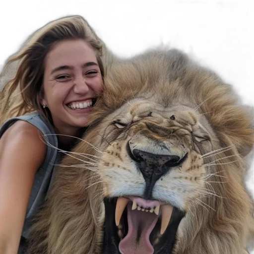 animal, creature, face, hair transparent PNG cut-out