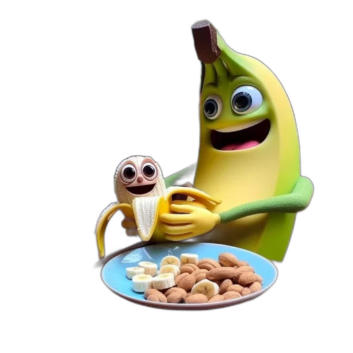 food, animal, 3d render, concept art transparent PNG cut-out