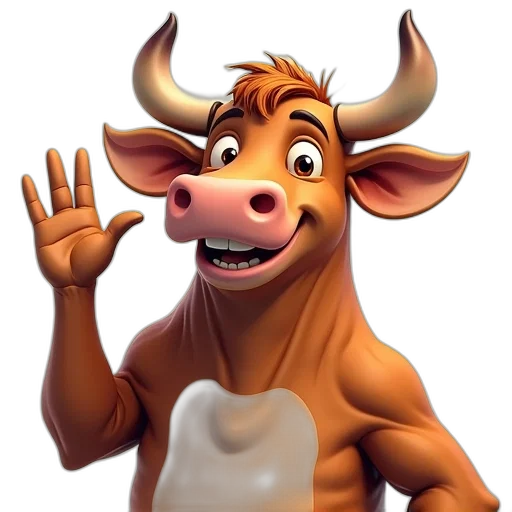 animal, face, 3d render, photorealistic transparent PNG cut-out