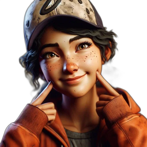 face, hat, concept art, photorealistic transparent PNG cut-out