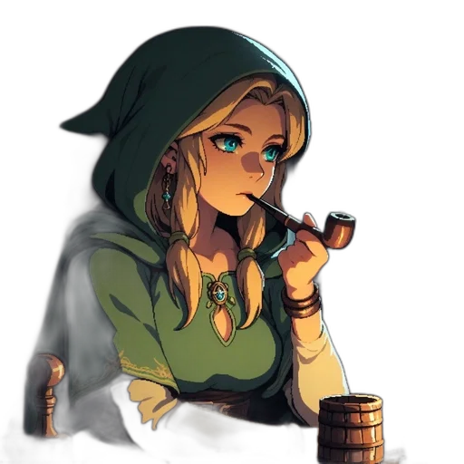 staff, weapon, jewelry, fantasy art transparent PNG cut-out