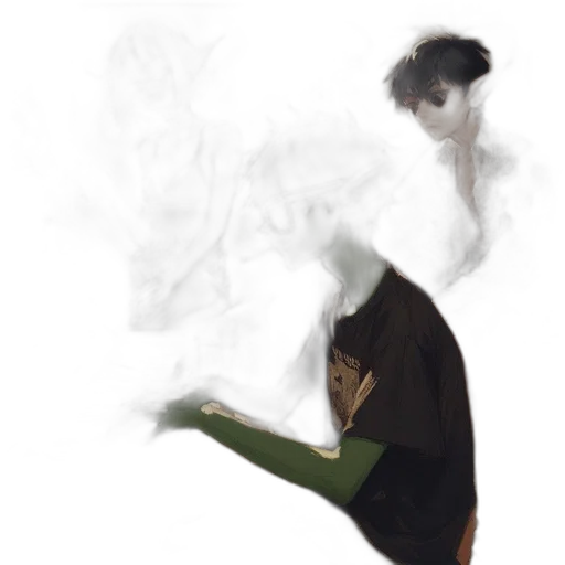 mask, dragon, creature, jacket transparent PNG cut-out