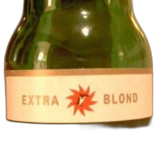 bottle, crown, 3d render, earth tones transparent PNG cut-out