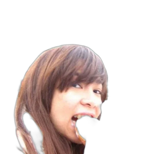 face, staff, creature, hair transparent PNG cut-out