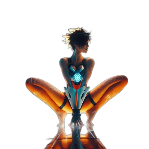 robot, jewelry, dress, staff transparent PNG cut-out