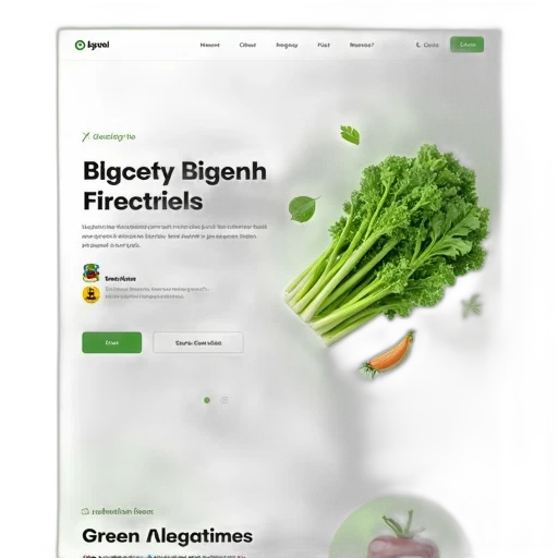 3d render, green, white, responsive transparent PNG cut-out