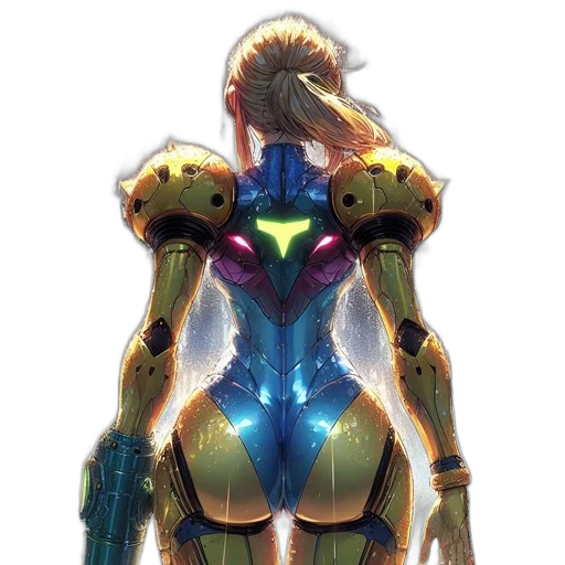 robot, dress, concept art, cyberpunk transparent PNG cut-out