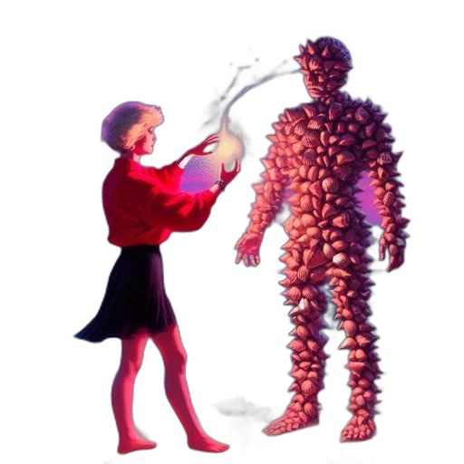 robot, creature, dress, jacket transparent PNG cut-out