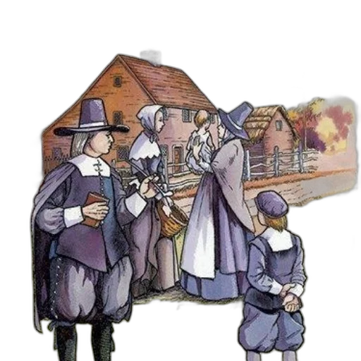 staff, umbrella, jacket, hat transparent PNG cut-out