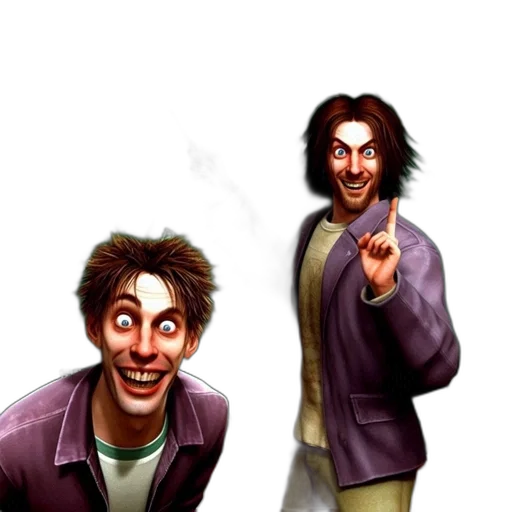 jacket, face, staff, concept art transparent PNG cut-out
