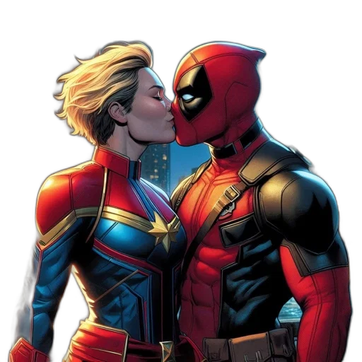 comic book art, concept art, captain, marvel transparent PNG cut-out