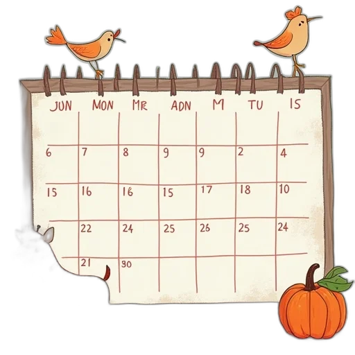 editable, behavior, calendars, primary transparent PNG cut-out