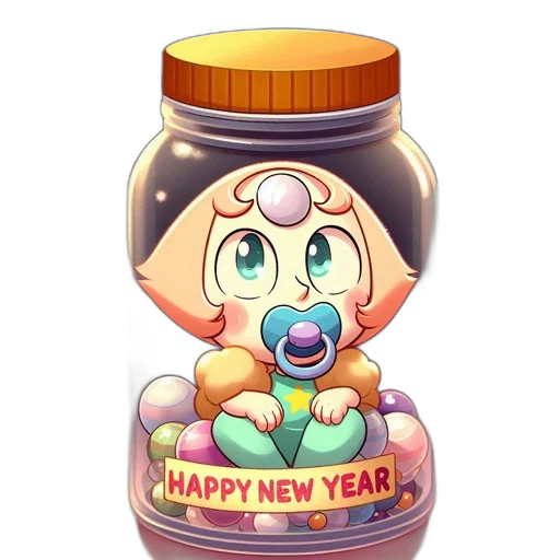 bottle, pixel art, 3d render, vaporwave transparent PNG cut-out