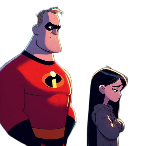 concept art, comic book art, cartoon, 3d render transparent PNG cut-out