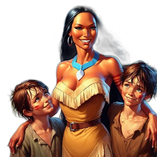 comic book art, fantasy art, concept art, woman transparent PNG cut-out