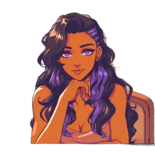 hair, crown, face, jewelry transparent PNG cut-out