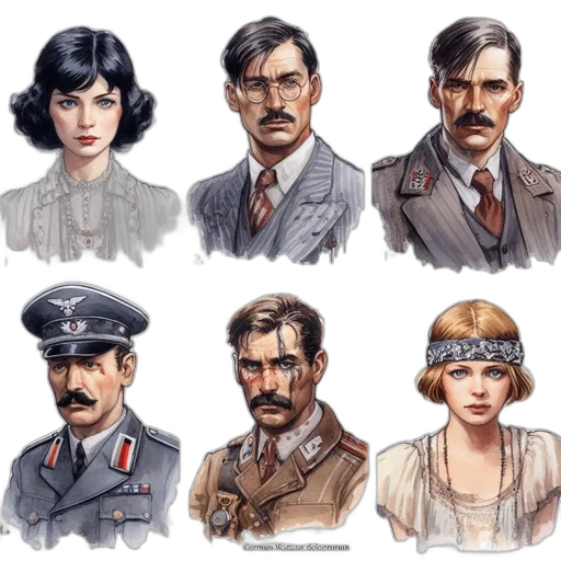 concept art, comic book art, fantasy art, photorealistic transparent PNG cut-out