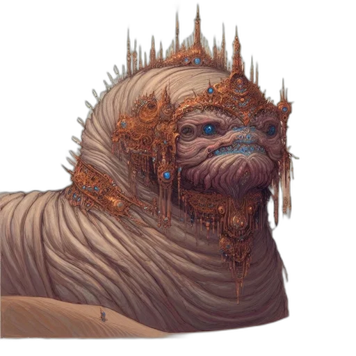 creature, face, mask, hair transparent PNG cut-out