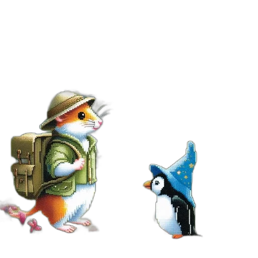hat, concept art, 3d render, snow transparent PNG cut-out