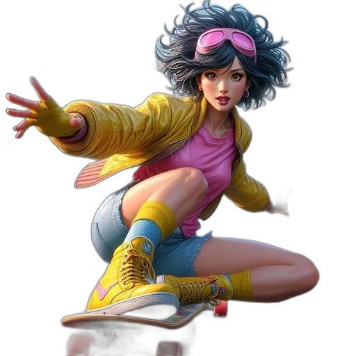 comic book art, concept art, fantasy art, photorealistic transparent PNG cut-out
